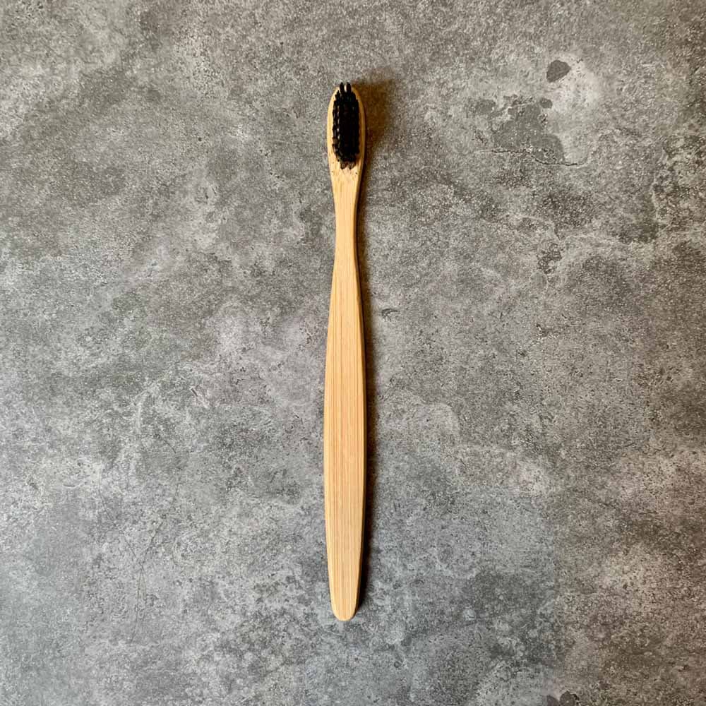 Basic Bamboo Toothbrush in Black