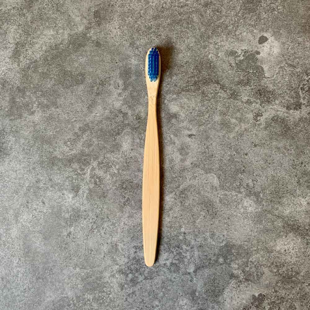 Basic Bamboo Toothbrush in Blue