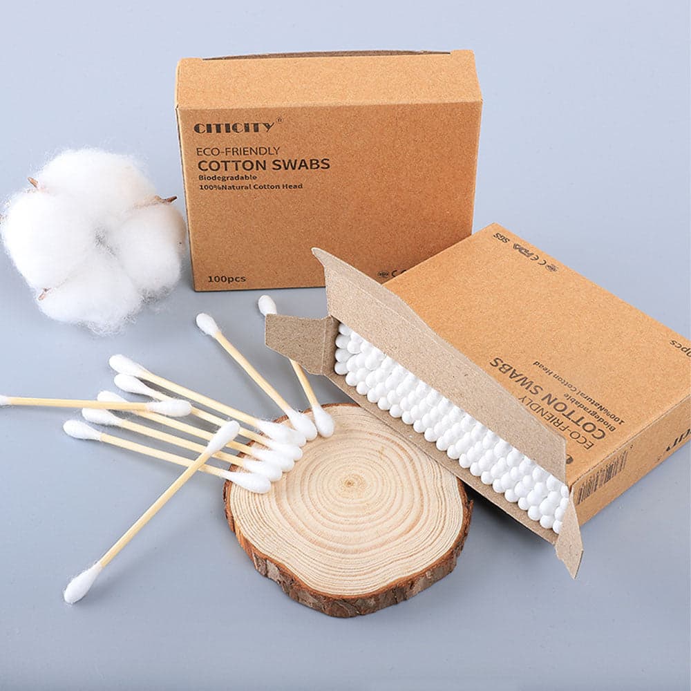 Bamboo Cotton Buds – Biodegradable – 100pcs