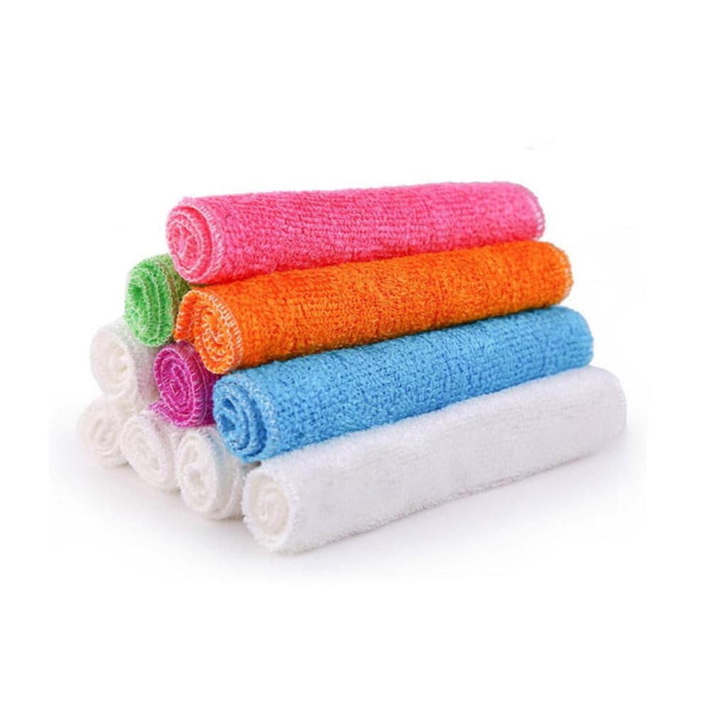 Biodegradable Bamboo Fibre Cleaning Cloths | UK