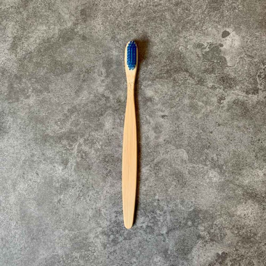 Basic Bamboo Toothbrush in Blue - goBambu
